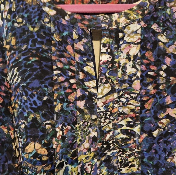 Cabi Women's Stained Glass Keyhole Neckline Sleeveless Tunic/Blouse Size Large - Picture 5 of 9